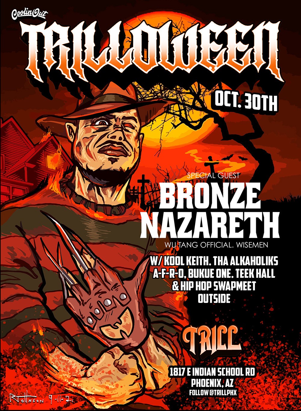 Bronze Nazareth Added to the Trilloween Lineup Trill Hip Hop Shop