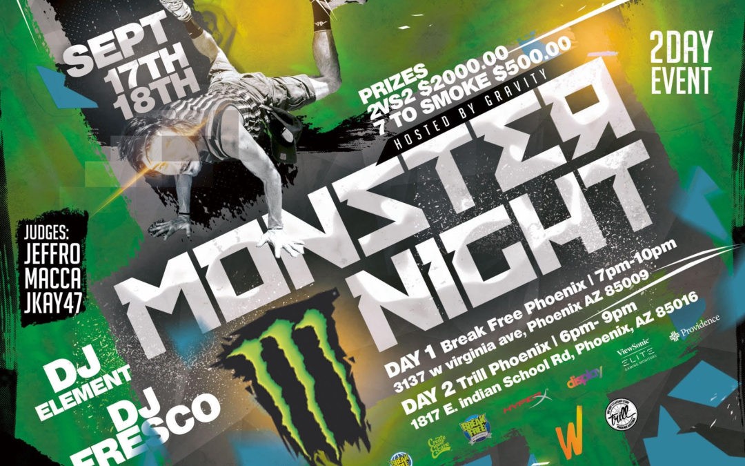 Monster Night Day 2 at Trill Hip Hop Shop