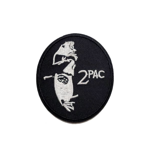 2Pac Round Patch