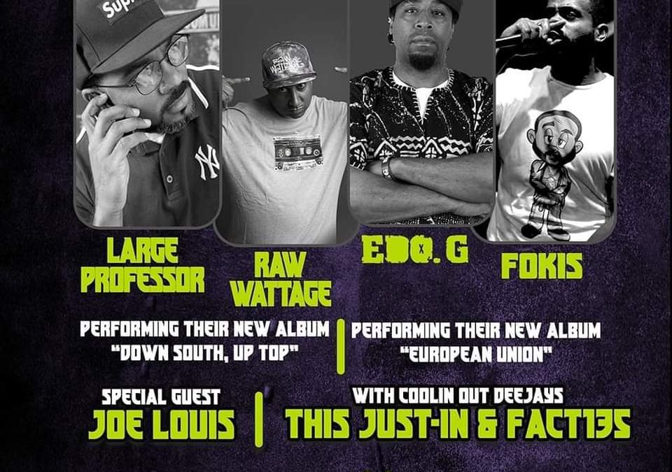 Large Professor Raw Wattage Edo.G and Fokis Live at Trill