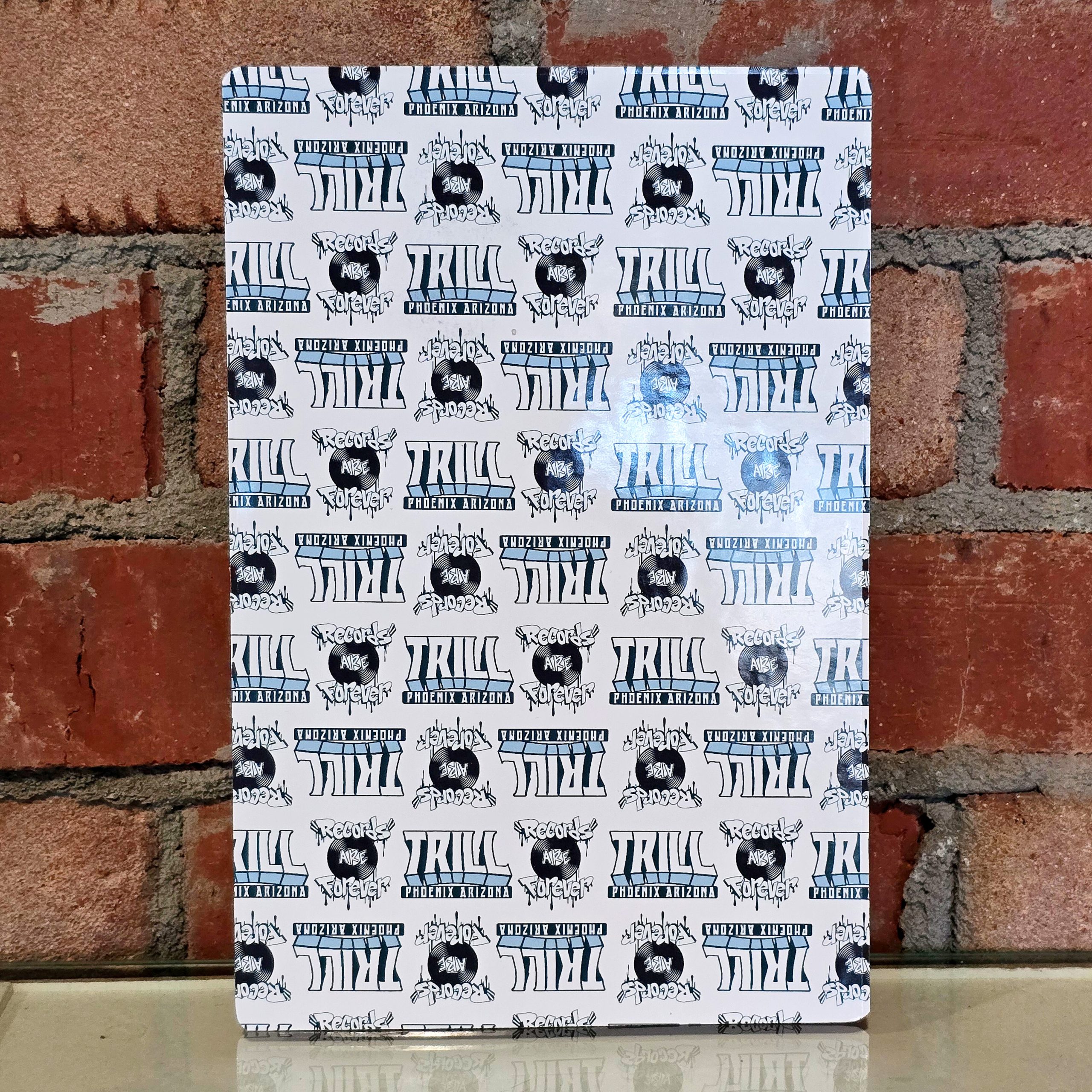 Young MC x Trill Collectors Record Crate Toy Signed Back