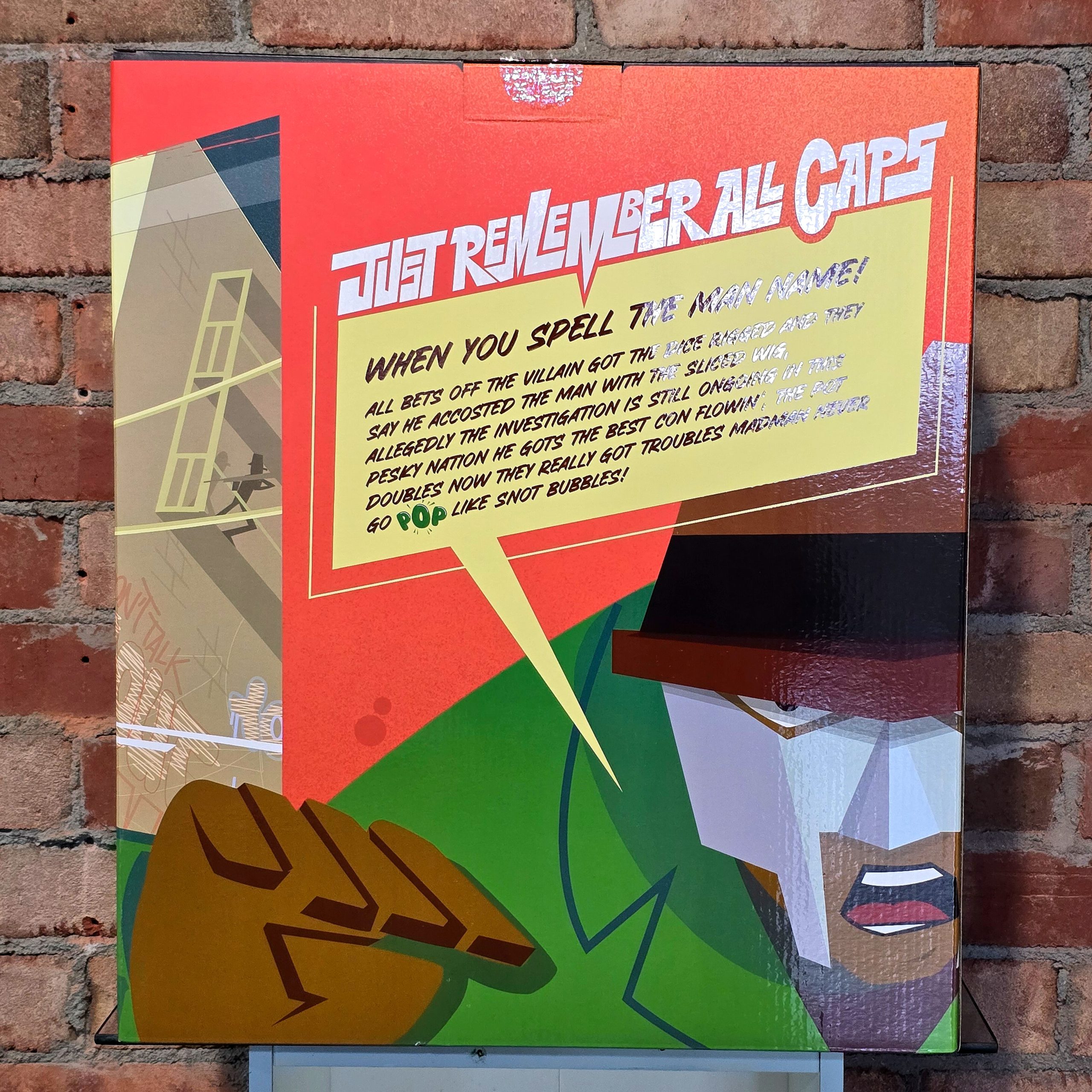 MF Doom - Madvillain All Caps SuperSize ReAction Figure