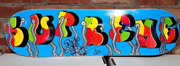 The Iconic Supreme x Blade Skate Decks Signed - Image 4