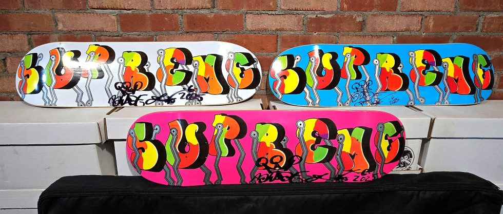 Signed Blade Supreme Skate Decks Now In Chuck’s Vault