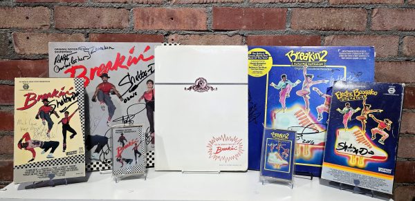 Signed Breakin 1 & Breakin 2 VHS Tapes, LP Records, Press Kit and More.