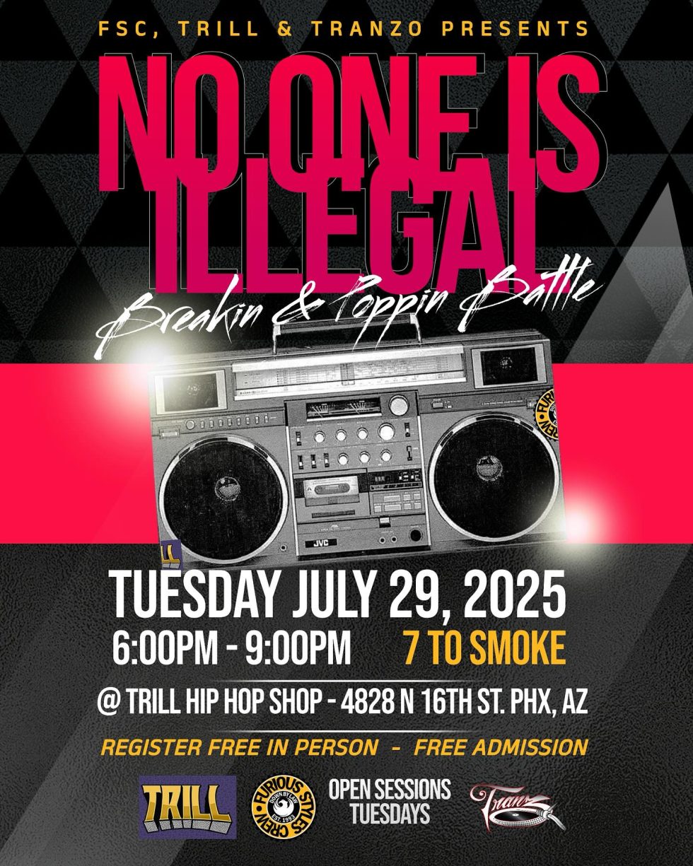 No One Is Illegal Dance Battle at Trill Hip Hop Shop – Don’t Miss It!