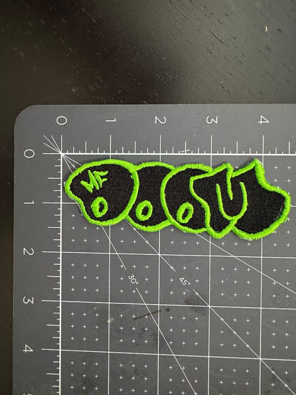 Doom Throwie Patch Black & Green 4.5 Inch Patch
