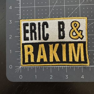 Eric B & Rakim Gold Thread 4.5 Inch Patch