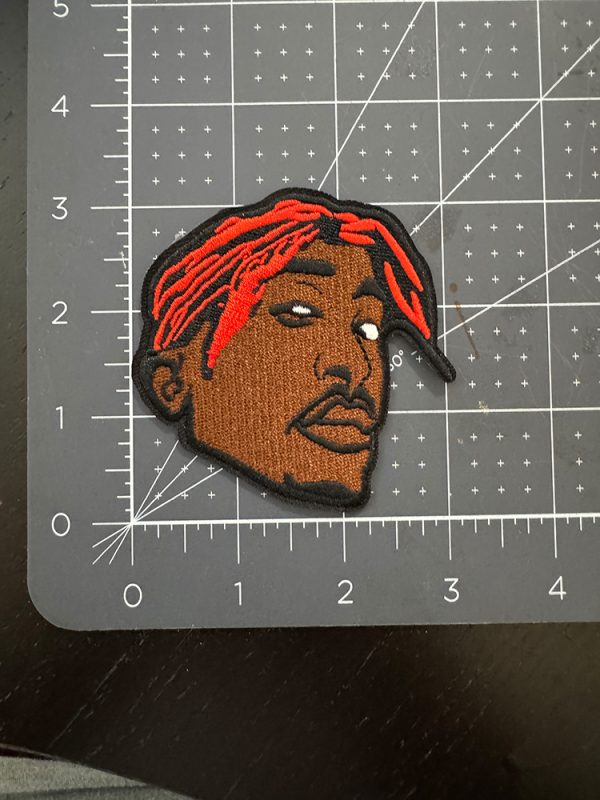 Tupac Side Eye 3 Inch Patch