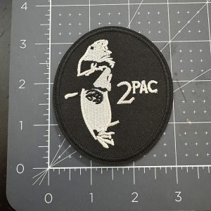Tupac Oval 3 Inch Patch