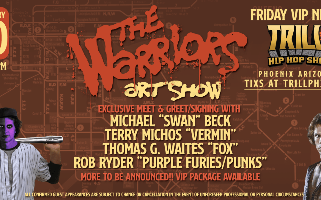 The Warriors Art Show VIP Friday w/ Swan, Fox, Vermin & The Purple Baseball Fury