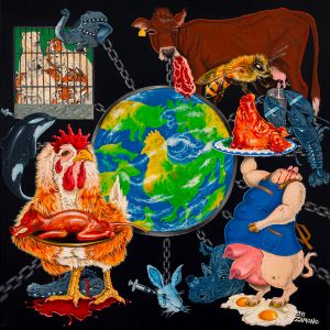 Z-Man, Tahaj The First – Animal Slavery Double Vinyl SIGNED on Back