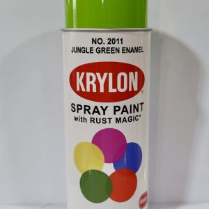 Giant Jungle Green Spray Can Art Piece