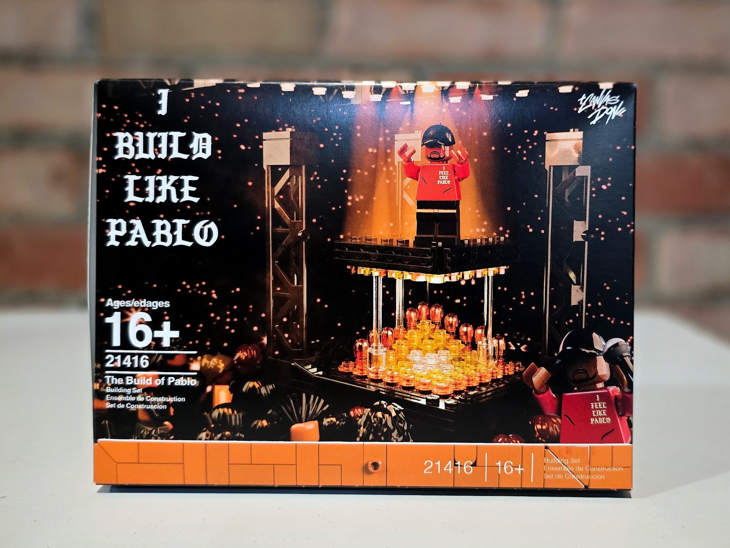 The Canvas Don 'The Build of Pablo' Custom Building Block Set