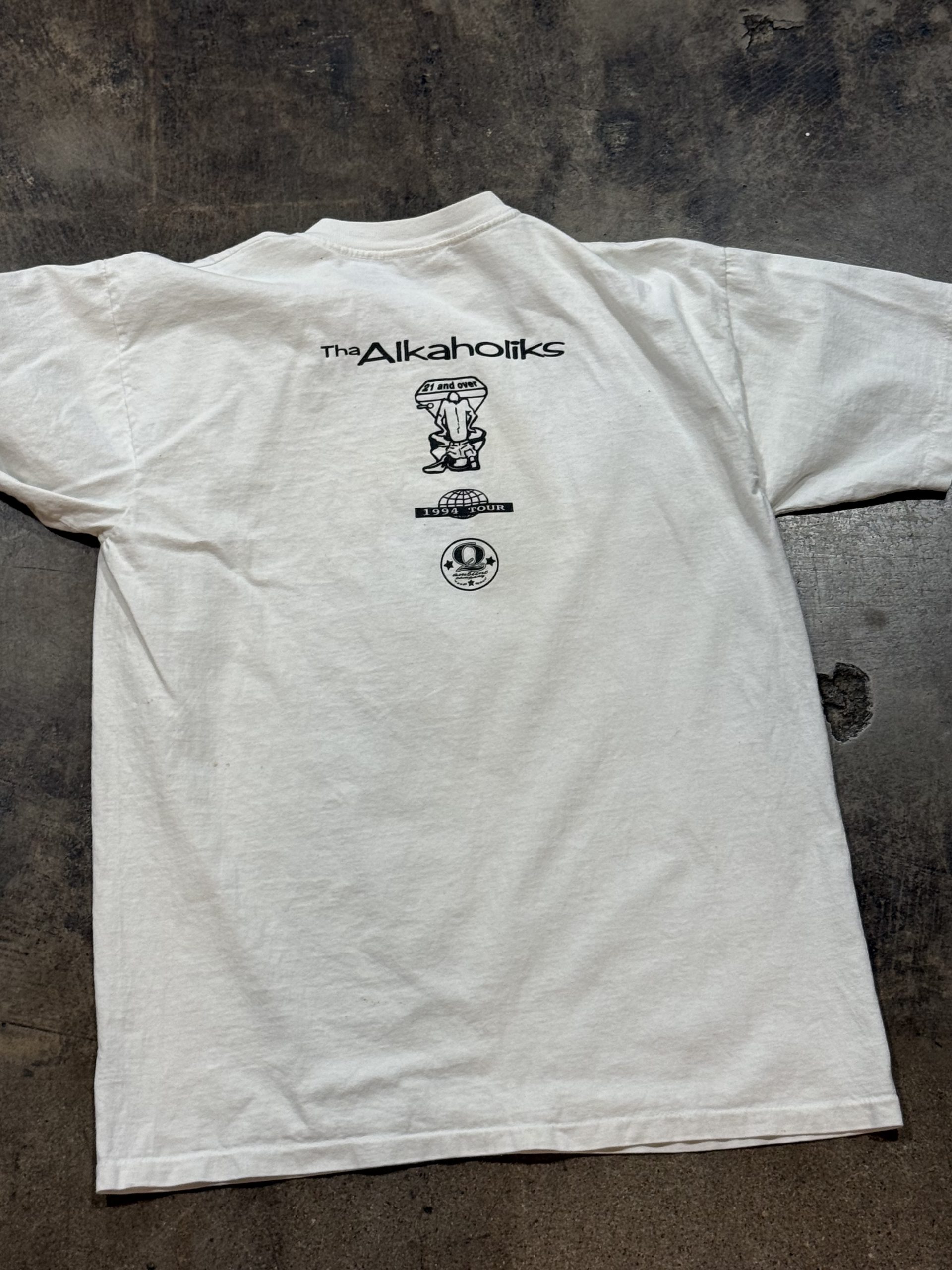 Vintage 1994 Tha Alkaholiks "21 and Over" Tour T-Shirt (Chuck’s Vault / Museum Grade) - Image 3