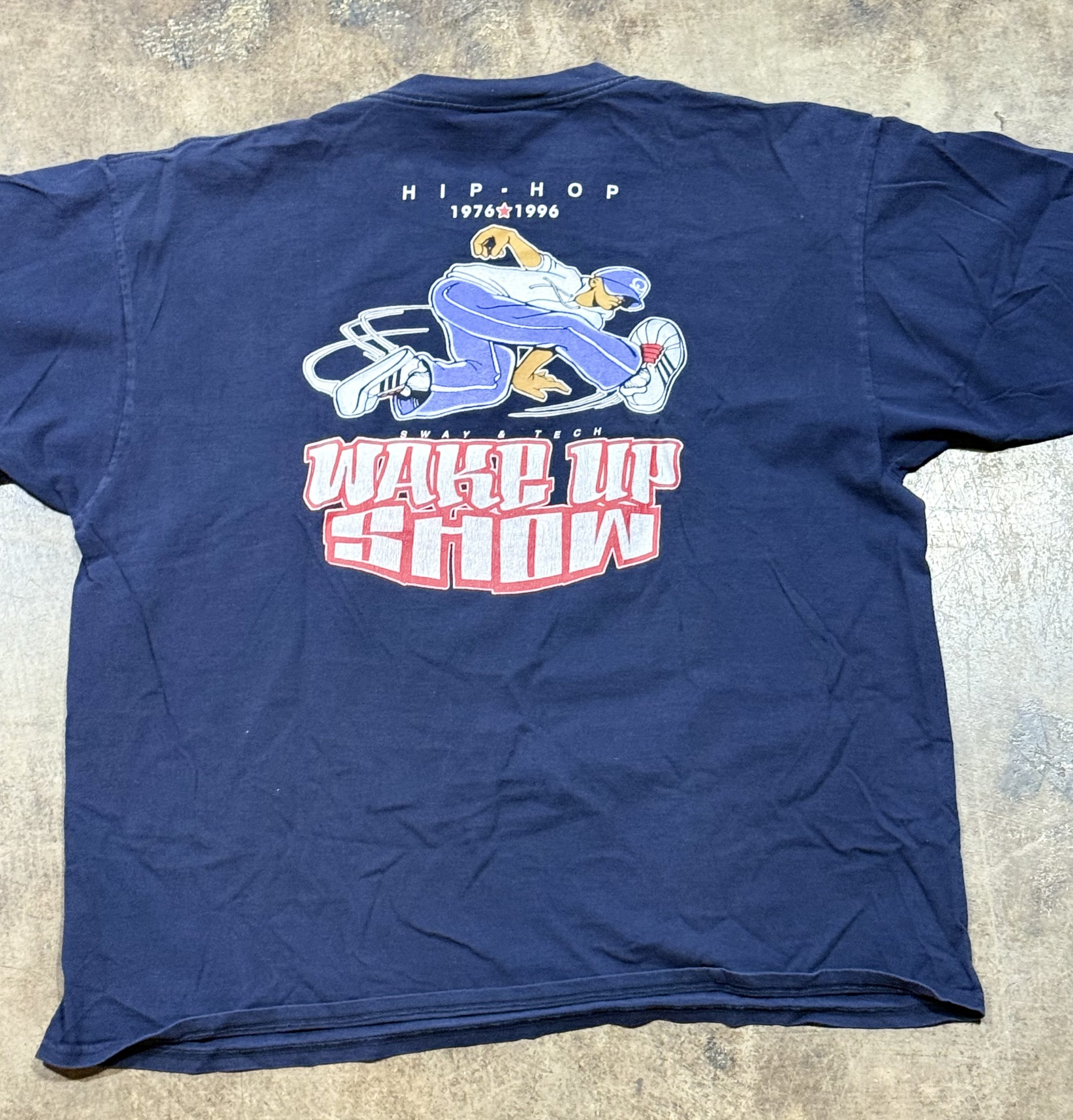 Vintage 1996 Sway & Tech / Wake Up Show "Hip-Hop 20th Anniversary" T-Shirt