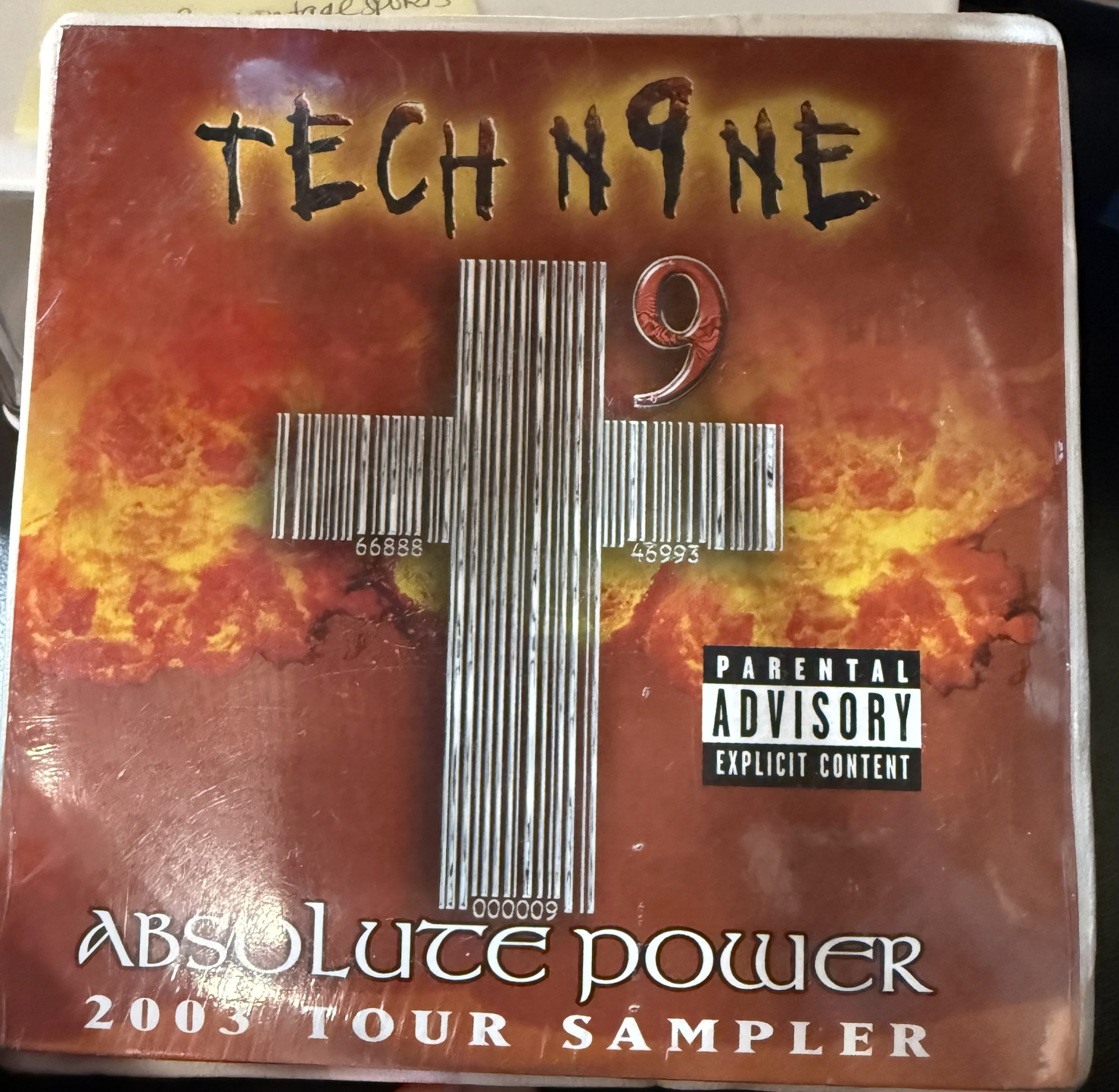 Signed Tech N9ne 2003 "Absolute Power" Tour Sampler (CD/DVD & T-Shirt Bundle) - Image 2